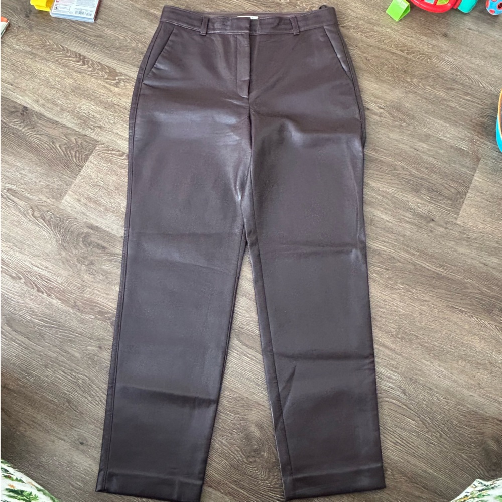 Babaton Leather Dress Pants